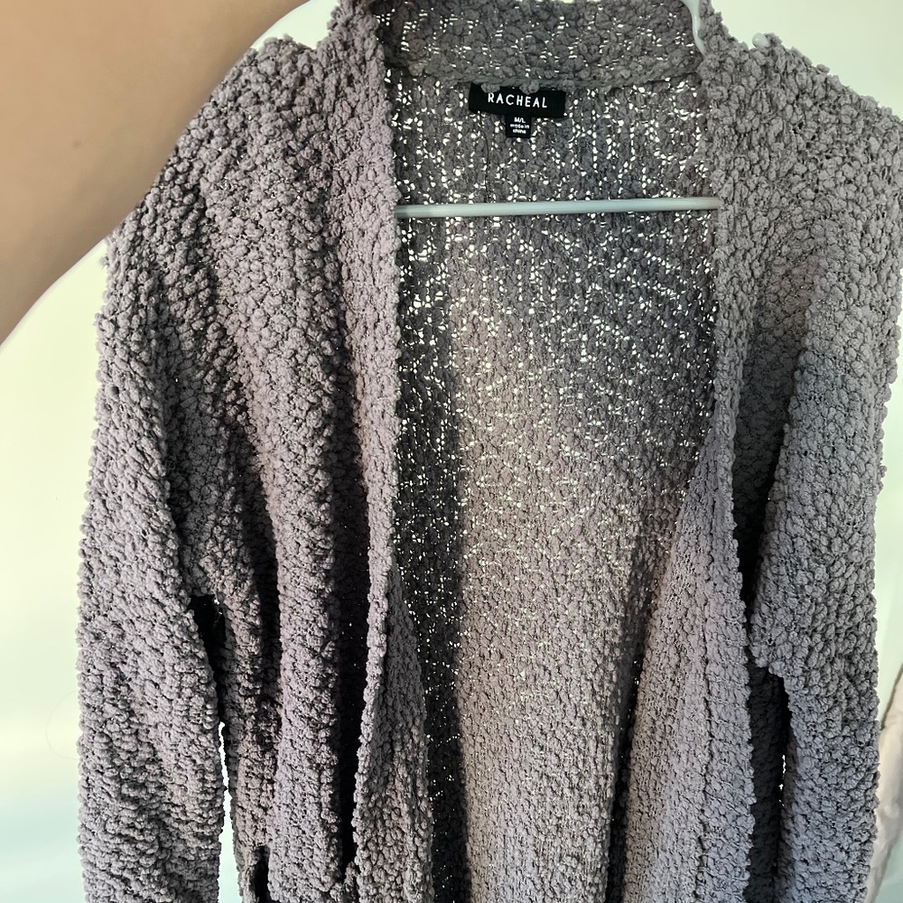 Fuzzy cardigan